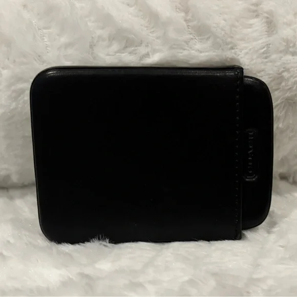 Coach Vintage Black Leather Card Holder - Picture 6 of 9